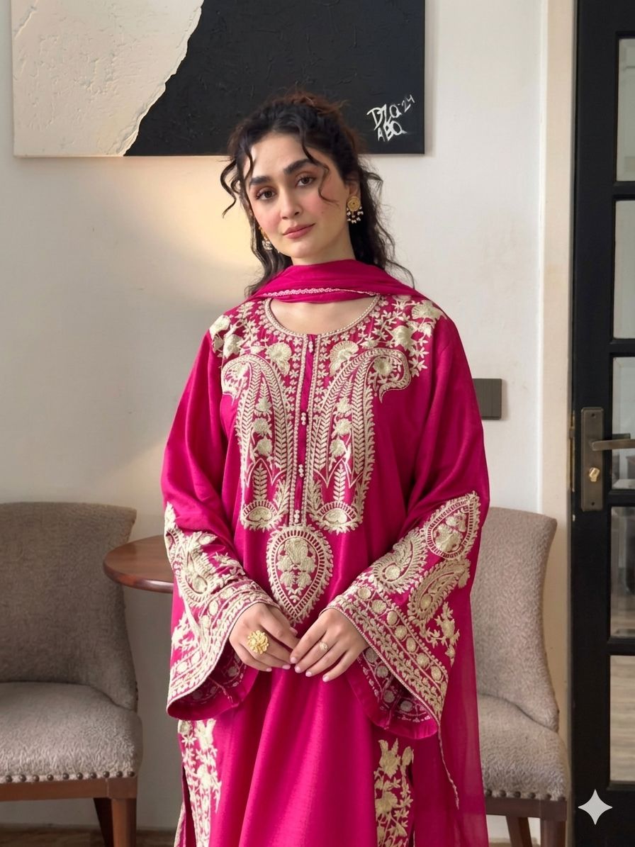 Pure LAWN 3pc EMBROIDERED