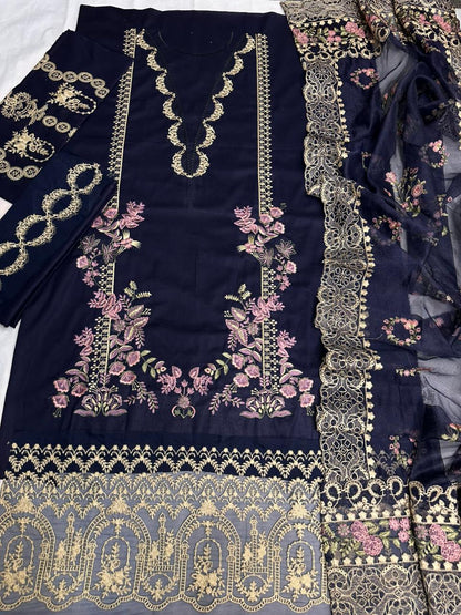 Digital Doria Lawn 3-Piece Ensemble